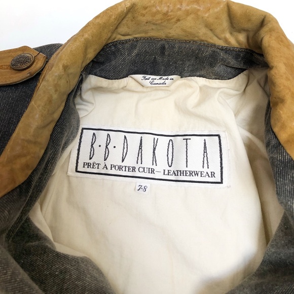 VINTAGE BB DAKOTA JEANS JACKET - Picture 6 of 11